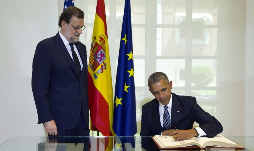 Barack Obama visita Espanha