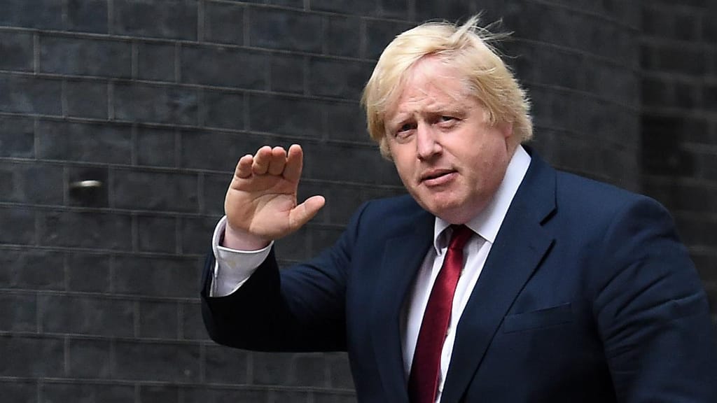 Boris Johnson - ministro dos Negócios Estrangeiros