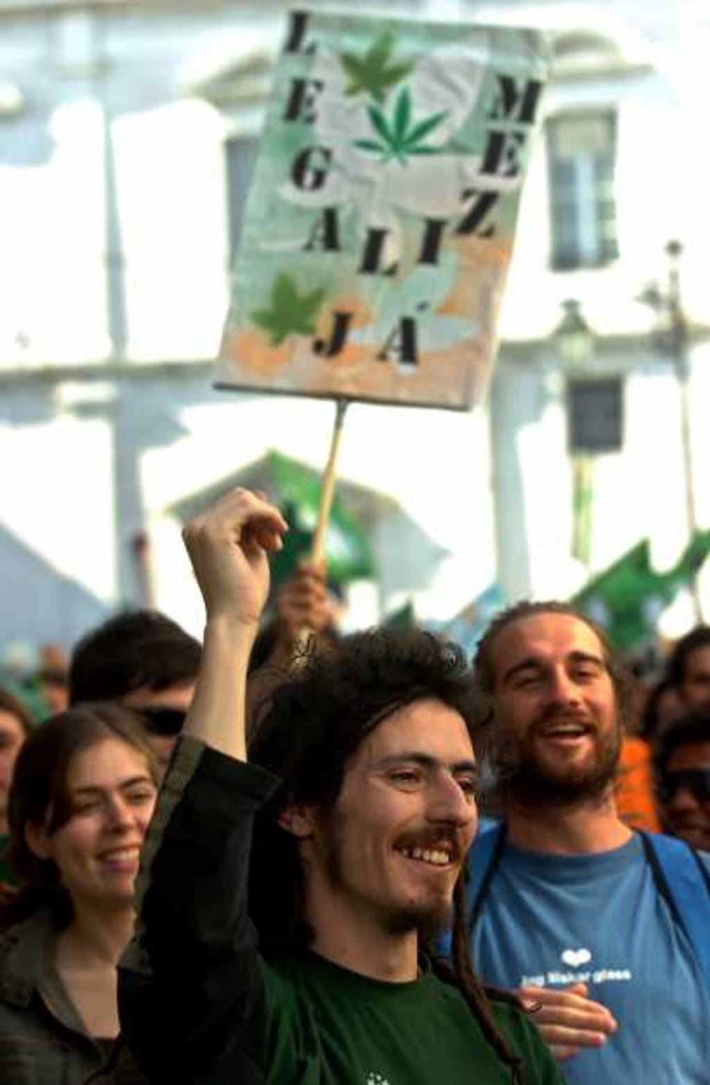 Manifestação a favor da legalização das drogas leves (Foto Lusa)