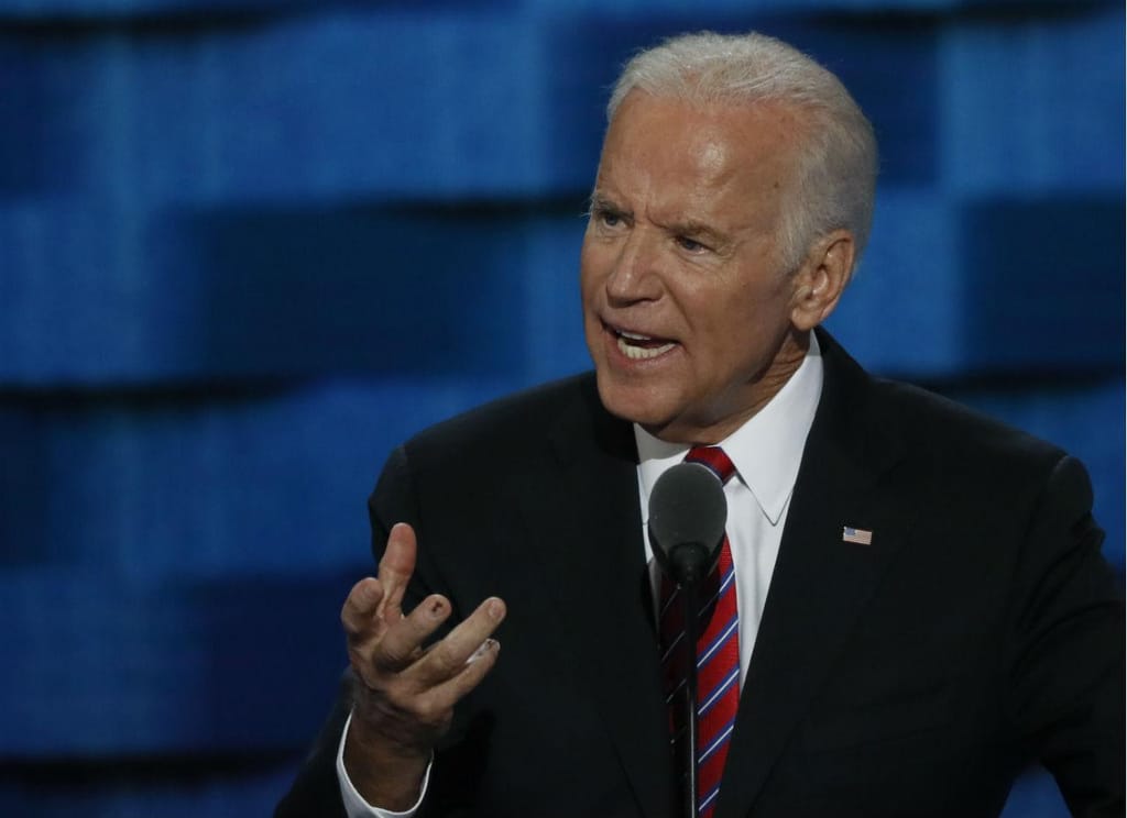 Joe Biden na Convenção Nacional do Partido Democrata, em Filadélfia [Foto: Reuters]