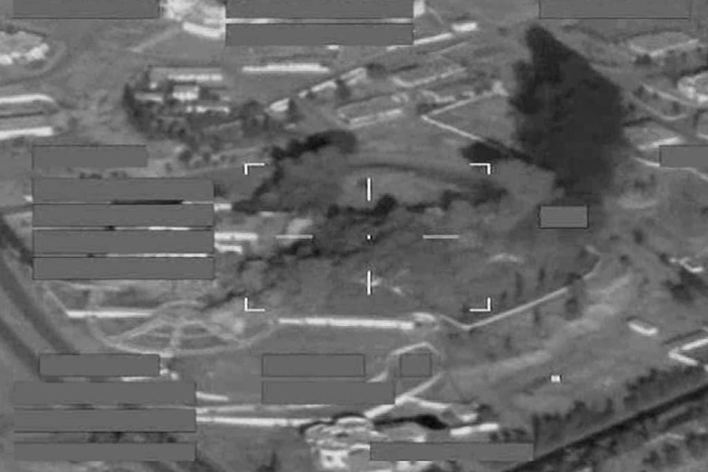 Ataque a complexo do Estado Islâmico em Mossul (Foto RAF)