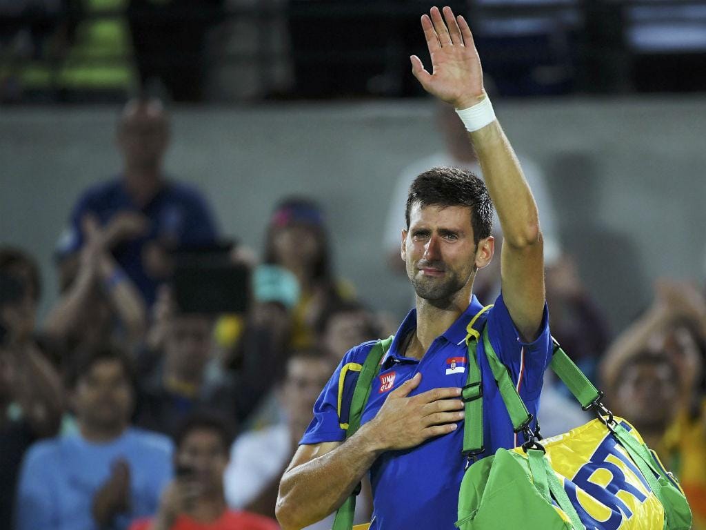 Novak Djokovic e Juan Martin Del Potro (Toby Melville/Reuters)