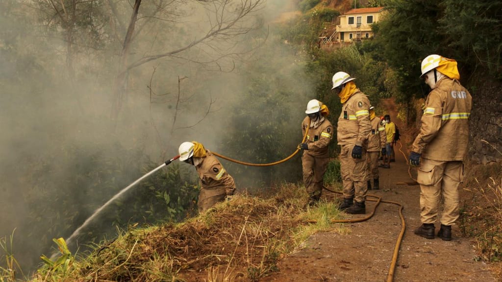 Incêndio no Funchal