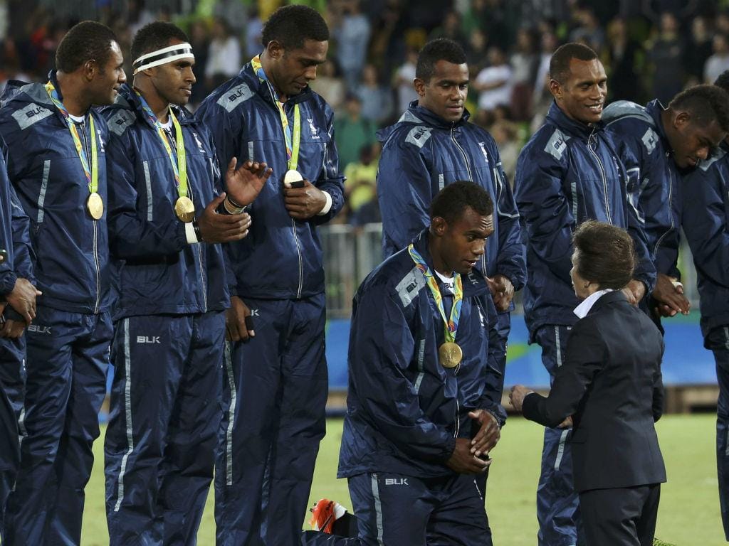 Fiji conquistam primeira medalha...e de ouro, no râguebi de sete (Reuters)