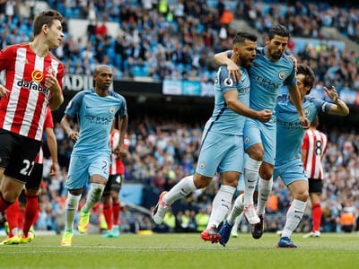 Inglaterra: City sofre para vencer na estreia de Guardiola - TVI