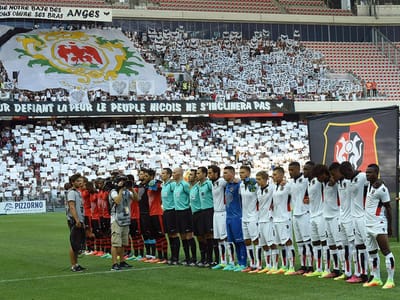 Nice vence num estádio branco em memória das vítimas do atentado - TVI