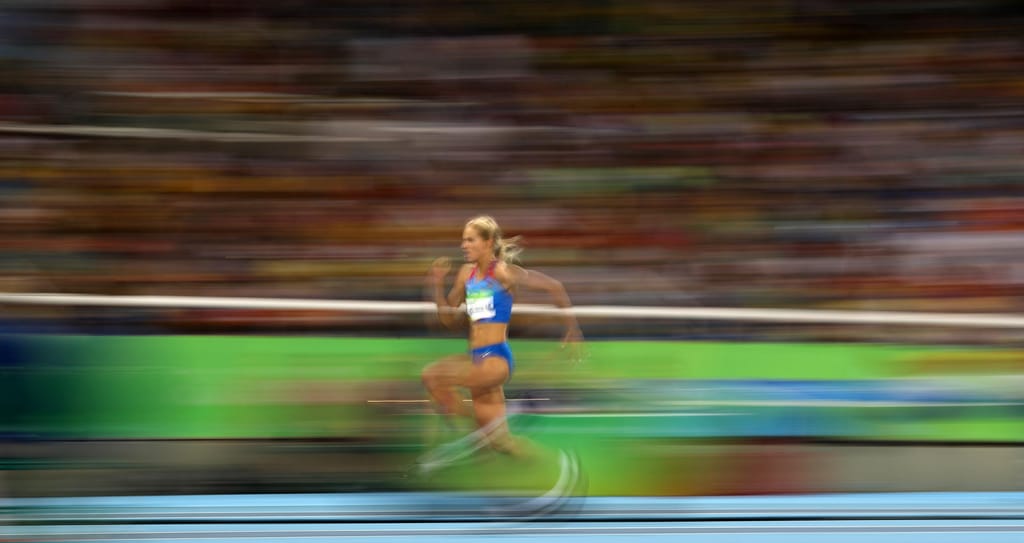 Klishina, a única russa no atletismo