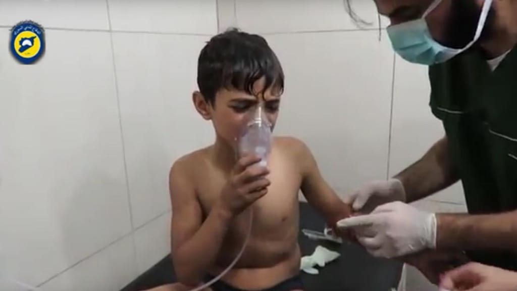 Governo sírio terá atacado zona rebelde com gás cloro