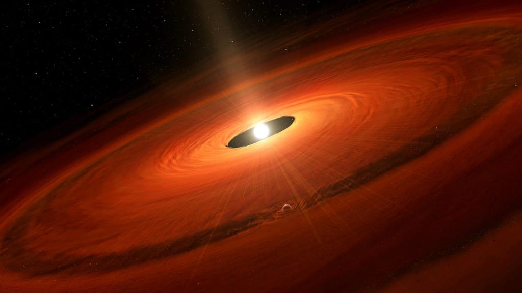Observada formação de planeta junto à estrela TW Hydrae (Ilustração)