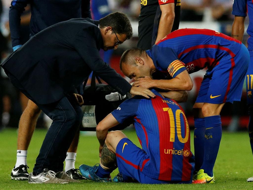 Messi lesionado (Reuters)