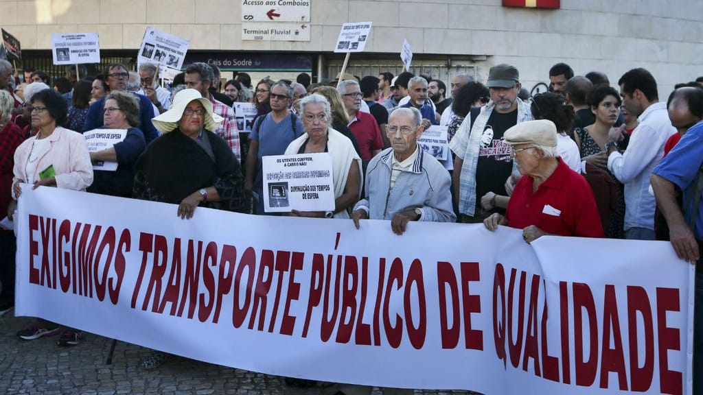 Protesto da Comissão de Utentes dos Transportes de Lisboa
