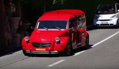 Vídeo: o 2CV que pediu 380 cv emprestados a um Ferrari - TVI