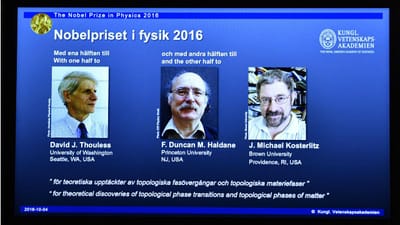 Nobel da Física distingue três investigadores - TVI