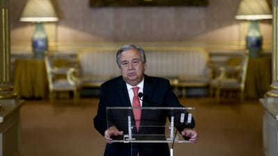 Guterres descreve eleição na ONU: "humildade e gratidão" - TVI