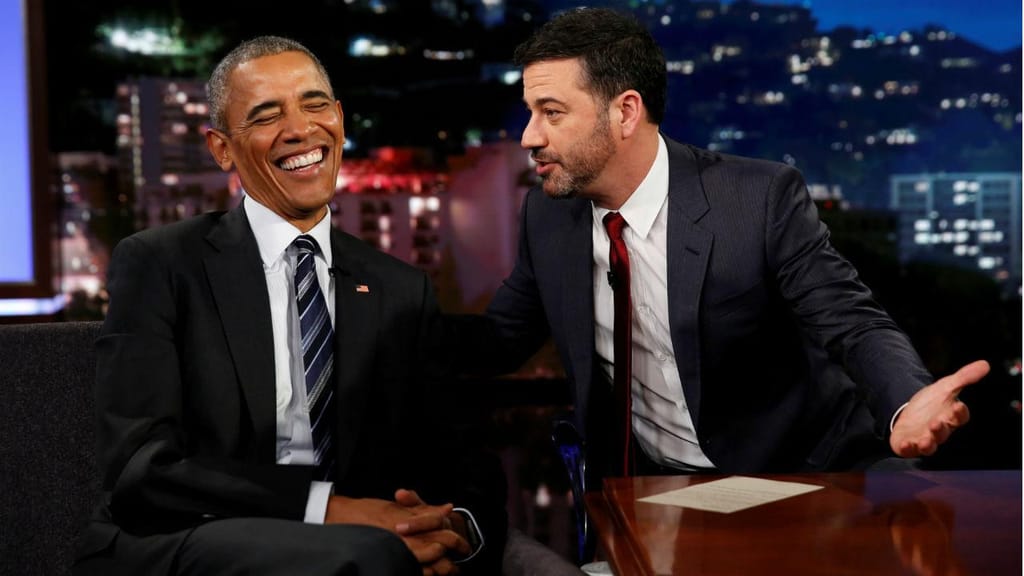 Barack Obama no programa de Jimmy Kimmel