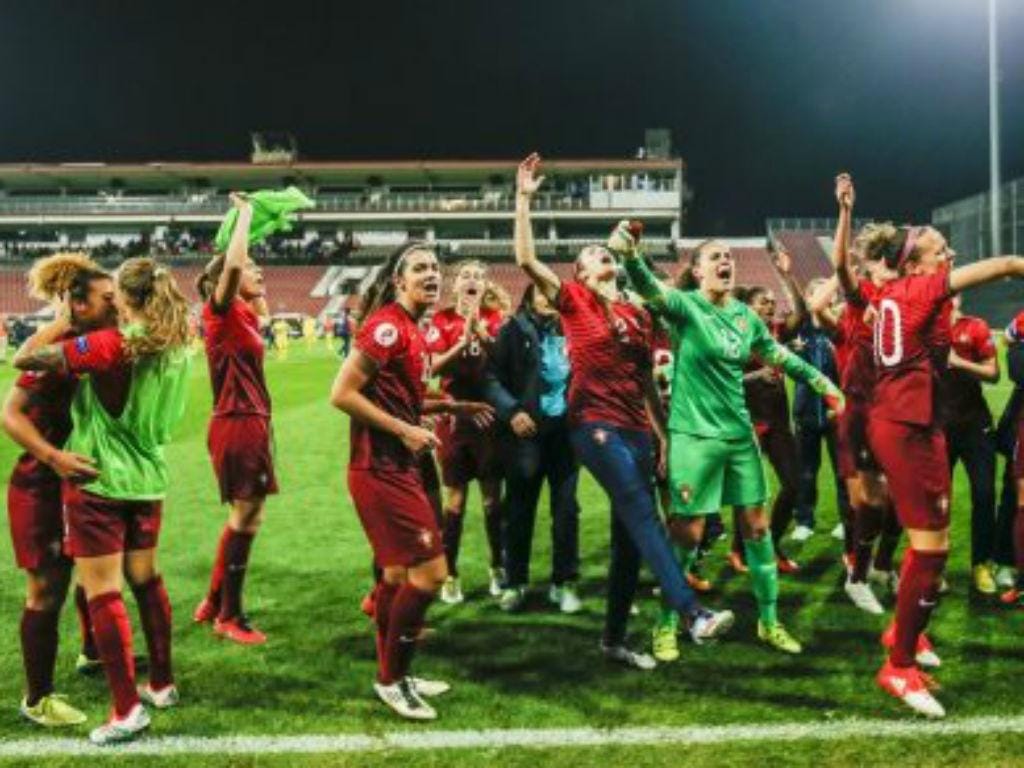 Seleção feminina no Euro2017 (foto FPF)