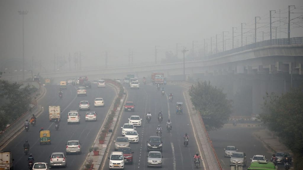 Poluição em Nova Deli, Índia