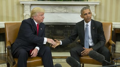 Trump esteve na Casa Branca com Obama - TVI