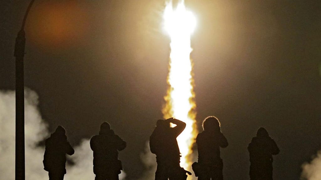 Lançamento nave russa Soyuz MS-03