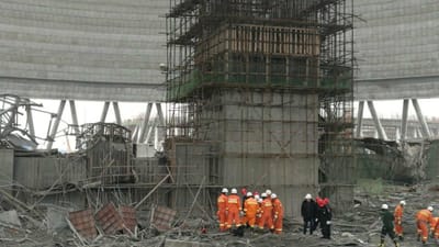 Colapso de andaime em central elétrica na China causa 67 mortos - TVI
