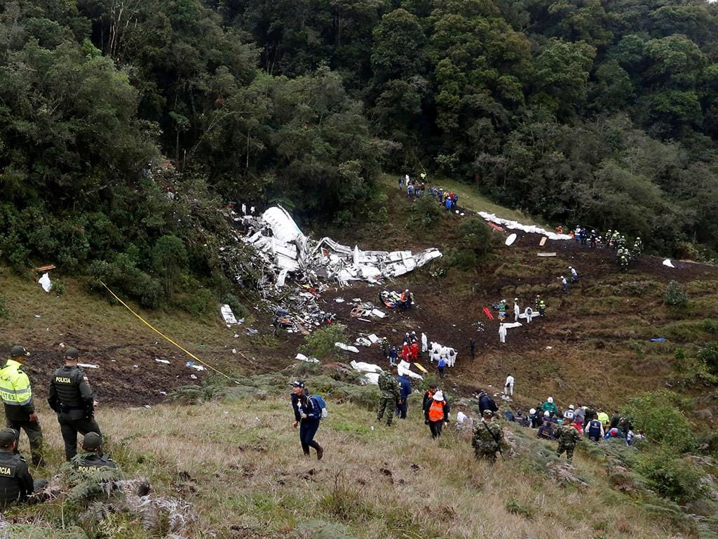 Queda do avião da Chapecoense (Reuters)