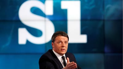 Primeiro-ministro de Itália apela ao voto e diz que "está tudo em jogo" - TVI