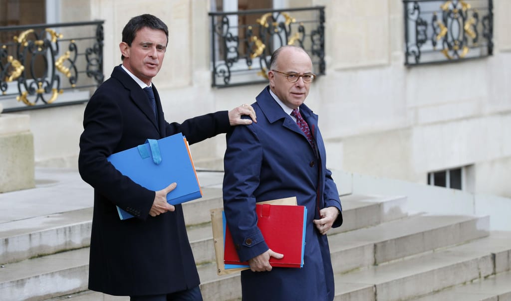 Manuel Valls e Bernard Cazeneuve 