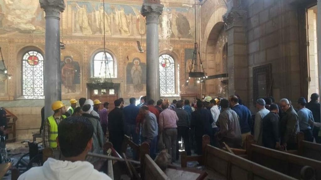 Explosão em Catedral no Egito