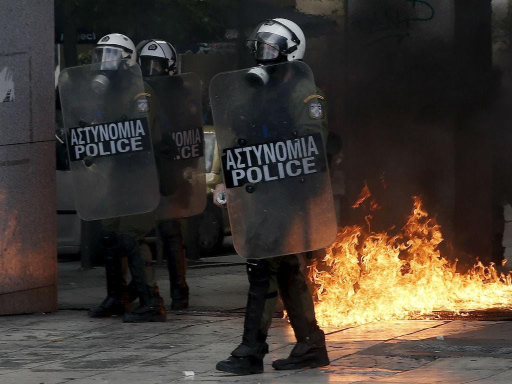 Polícia grega