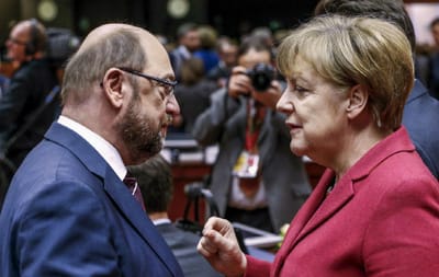 Martin Schulz aceita negociar com Merkel sobre formação de novo governo - TVI