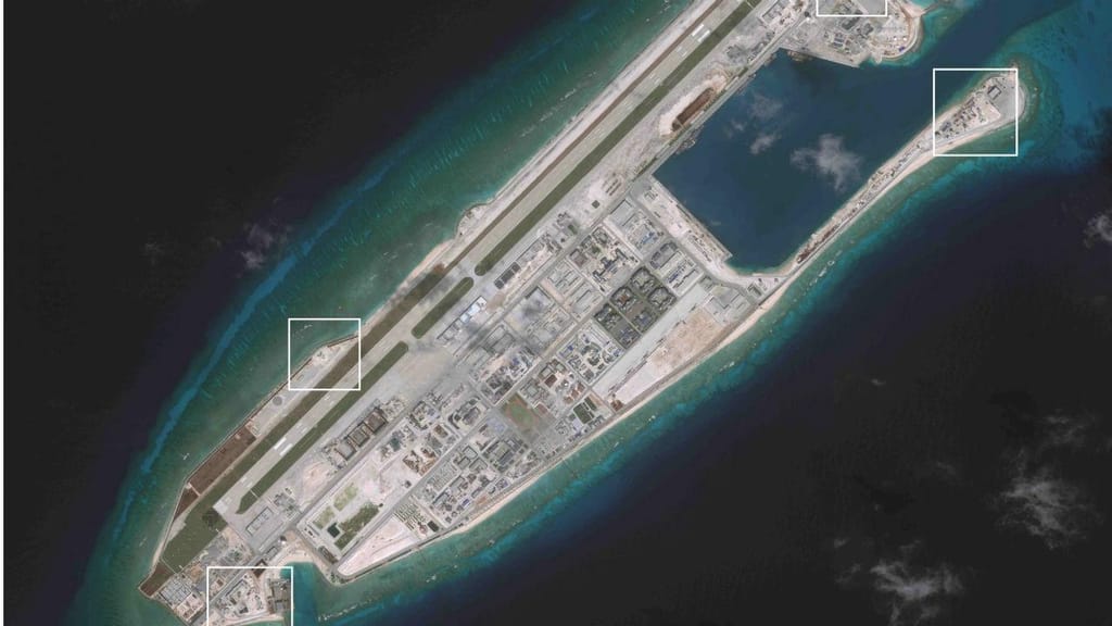 China introduz armamento nas ilhas artificiais 