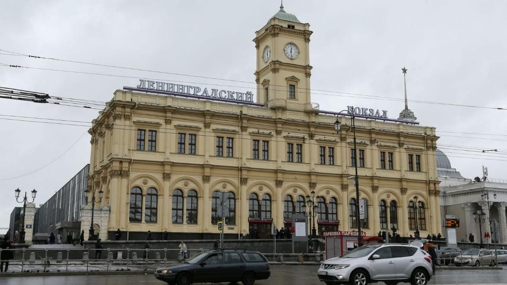 Estação de comboio de Leningradsky, em Moscovo