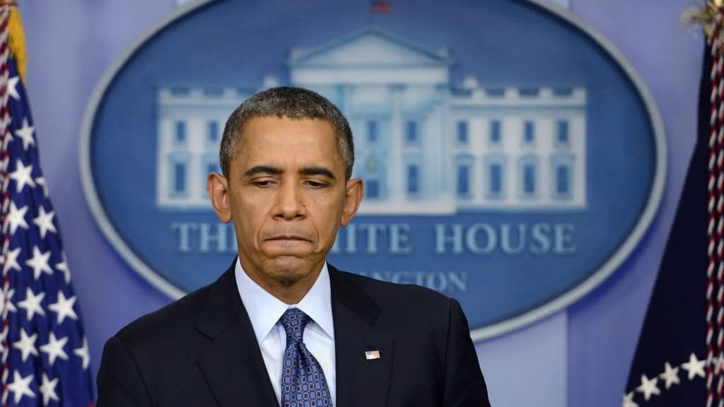 Barack Obama na Casa Branca (08-10-2013), Washington DC, Estados Unidos
