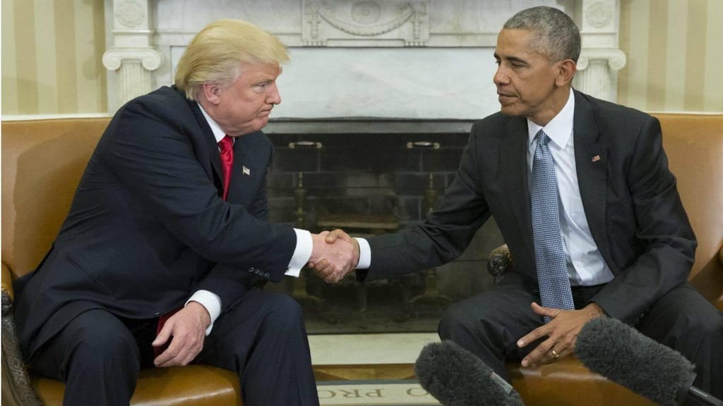 Obama e Trump (10-11-2016), Washington, Estados Unidos