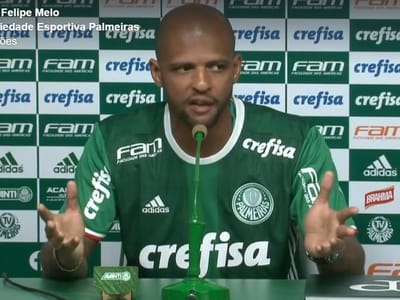 Palmeiras: Felipe Melo envolvido em mais um incidente no treino - TVI