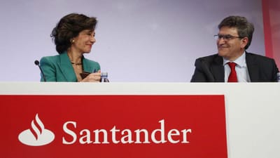 Lucros do grupo Santander aumentam mais de 14% até março - TVI