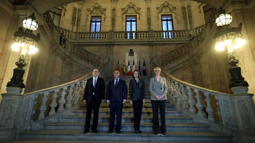 Ministros da Defesa de Portugal, França, Espanha e Itália estiveram reunidos no Porto