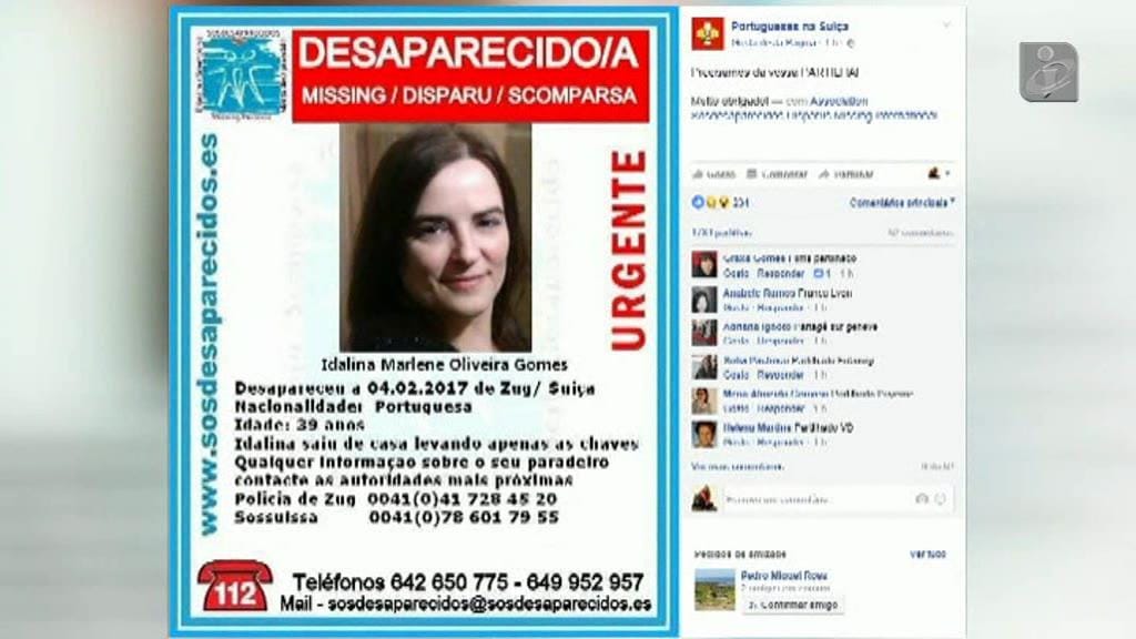 Portuguesa desaparecida desde sábado na Suíça