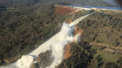 Fissura em barragem obriga a retirar quase 200 mil pessoas na Califórnia - TVI