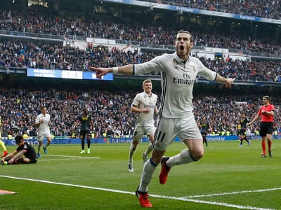 Espanha: Real bate Espanhol com golo do regressado Bale - TVI
