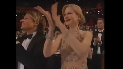 Nicole Kidman explica aplauso estranho nos Óscares - TVI