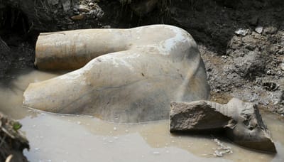 Estátua gigante de faraó descoberta no Cairo - TVI