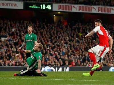 Taça Inglaterra: Arsenal afasta equipa do 5º escalão com «chapa cinco» - TVI