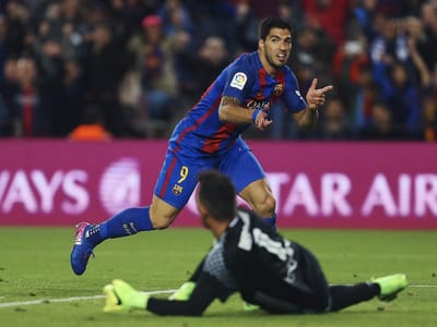 Suárez e Messi viram, e André Gomes fecha vitória do Barça frente ao Valência - TVI