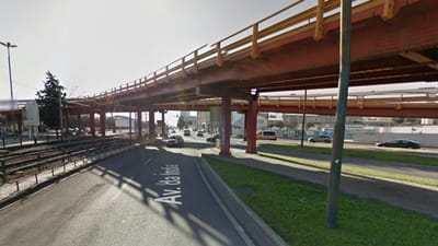 Viaduto em risco corta trânsito em Alcântara - TVI
