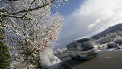 Queda de neve coloca interior do país em alerta - TVI