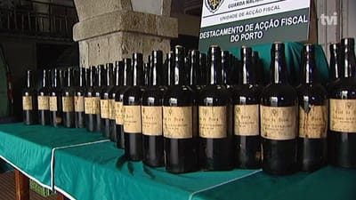GNR recupera 136 garrafas de Vinho do Porto avaliadas em meio milhão de euros - TVI