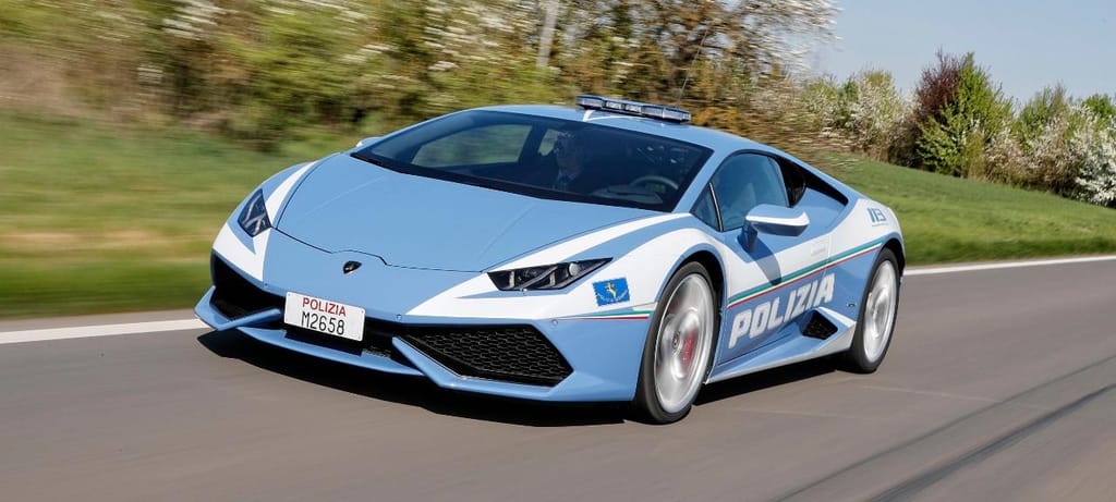 Lamborghini polícia italiana