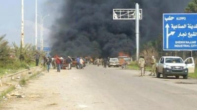 Alepo: explosão em coluna de autocarros faz vários mortos - TVI