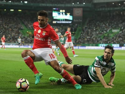 Salvio orgulhoso com 200 jogos pelo Benfica: «Amo este clube» - TVI